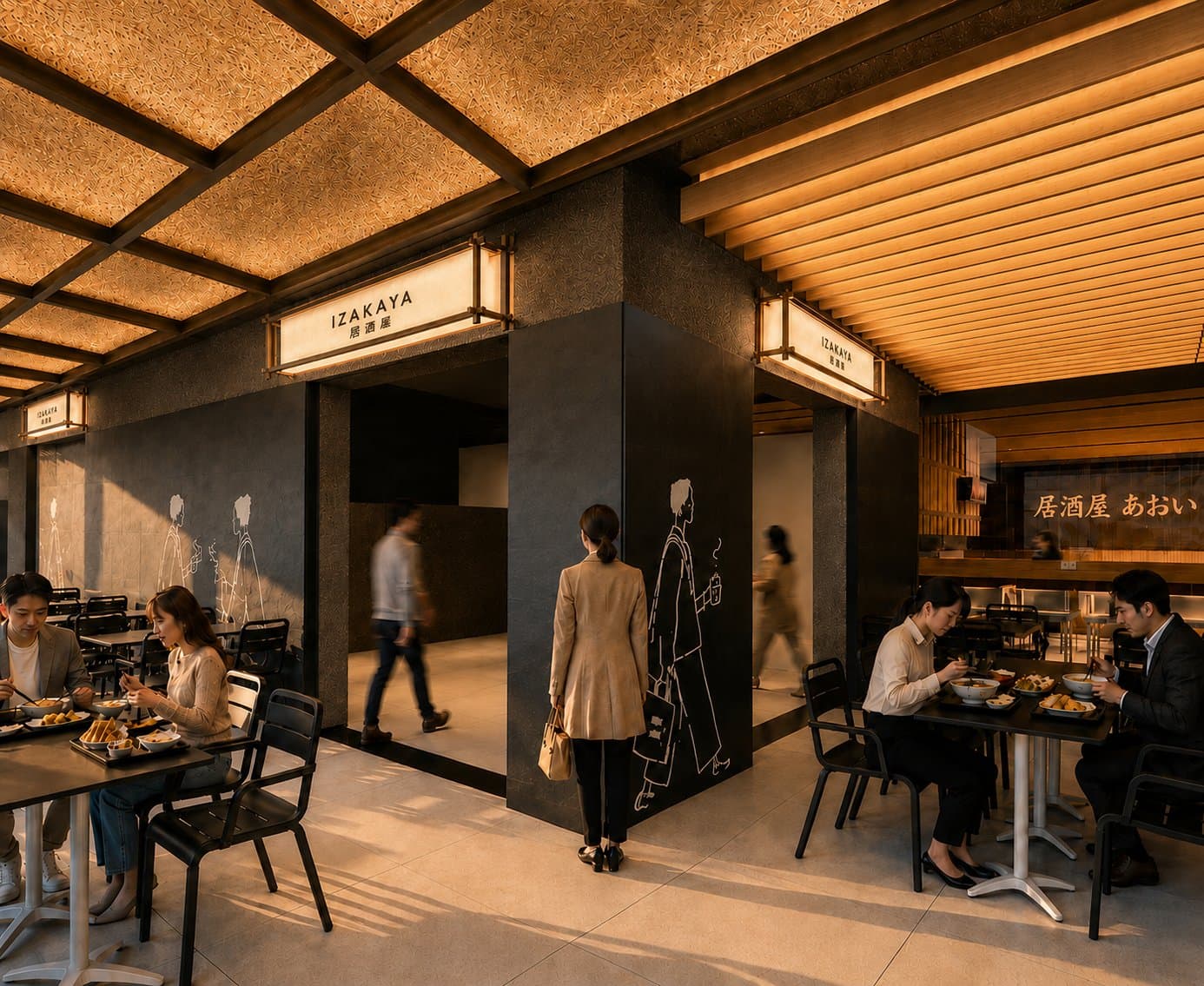 Pátio Liberdade — centro gastronômico oriental na Avenida da Liberdade